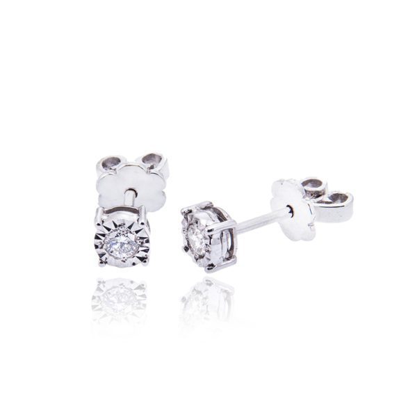 18ct Diamond Stud Earrings