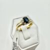 18ct Yellow Gold Sapphire Diamond Ring