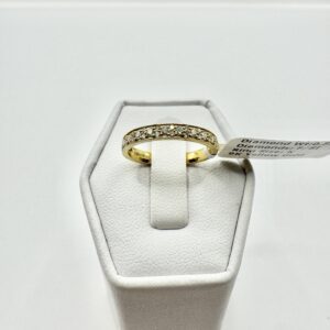 9ct Yellow Gold Half Eternity Ring  0.35ct