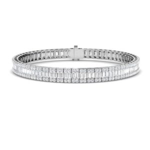 18ct White Gold Diamond Bracelet - 6ct Diamonds